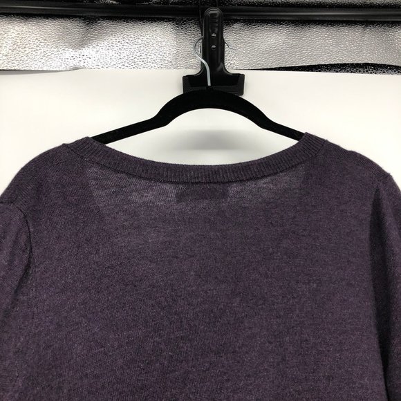 Reitman's R Essentials Purple Haze V Neck Long Sleeve T- Shirt L - Picture 6 of 16